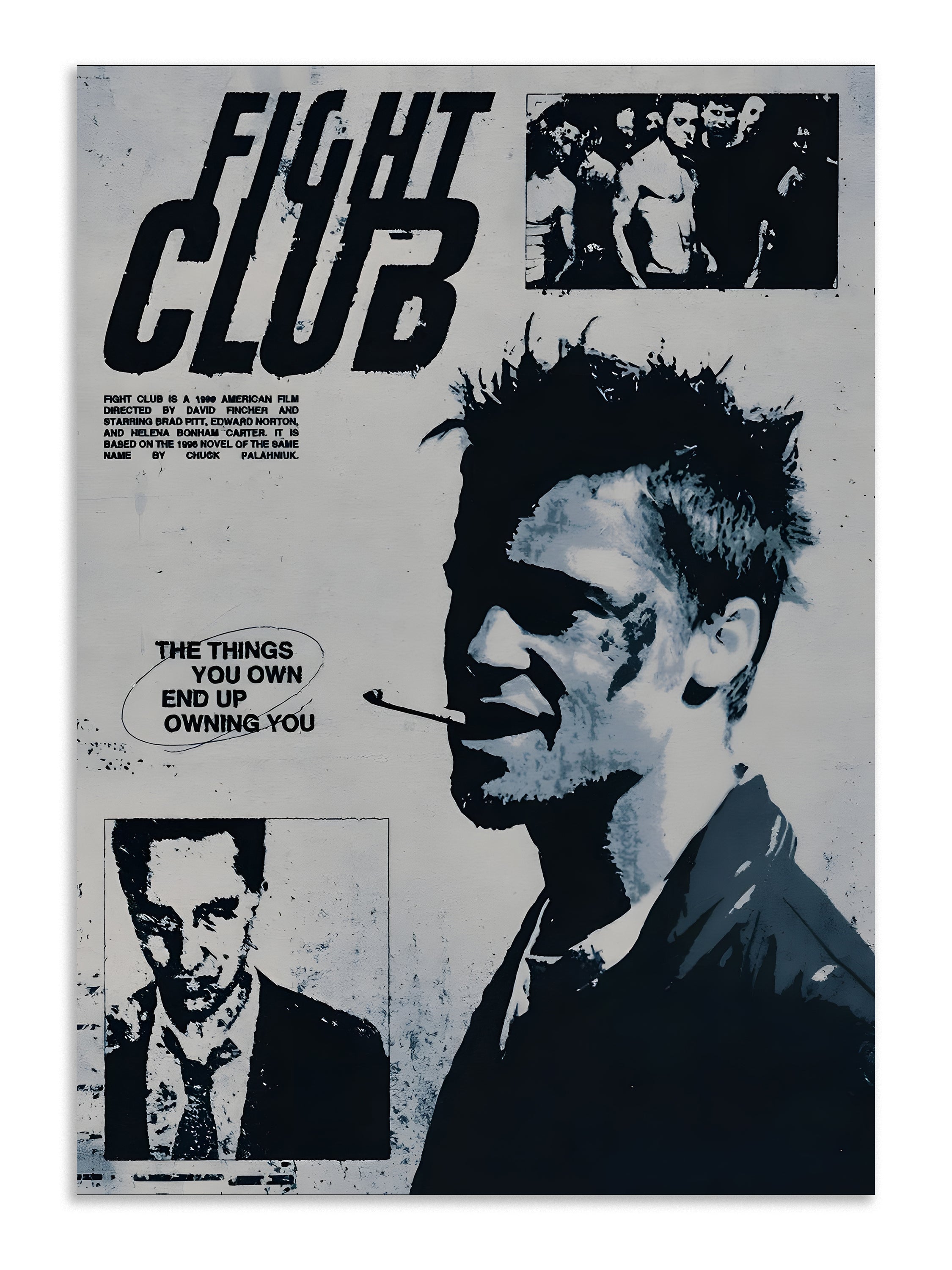 FIGHT CLUB POSTER Lazywalls